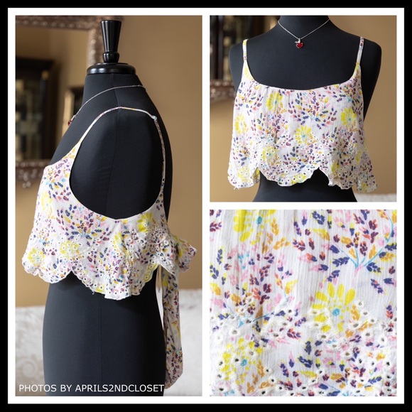 FREE PEOPLE CAMI CROP TOP A3C - Picture 4 of 8